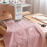 Pink Striped "Maeve" Apron - gift for friends